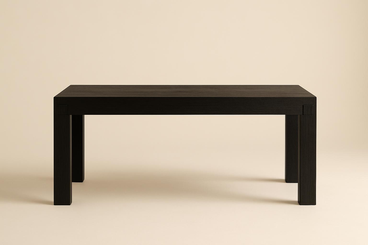 Ebonized Oak Dining Table