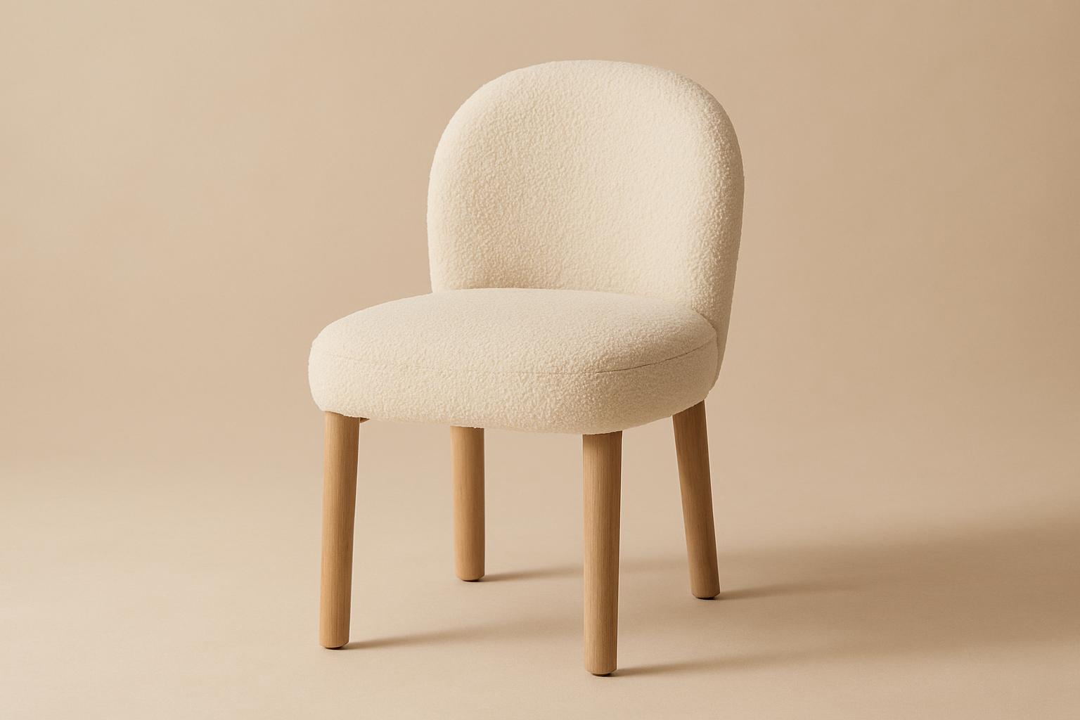 Bouclé Dining Chair