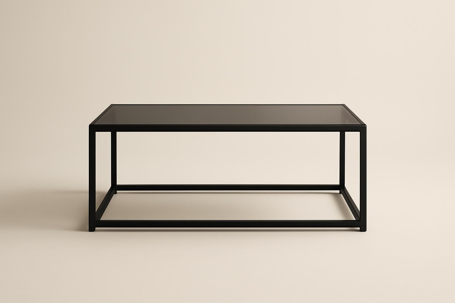 Steel & Glass Coffee Table