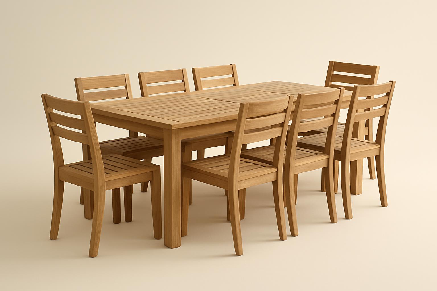 Teak Outdoor Dining Set