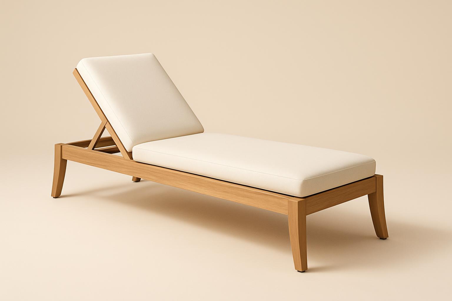Teak Sun Lounger