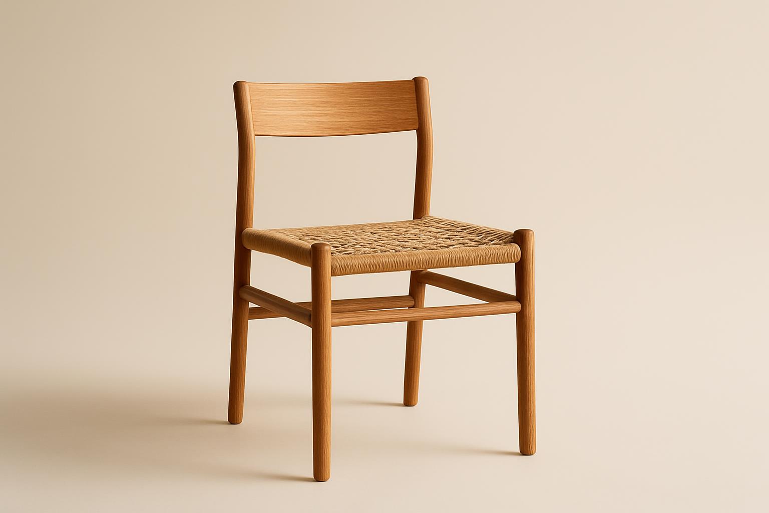 Woven-Seat Dining Chair